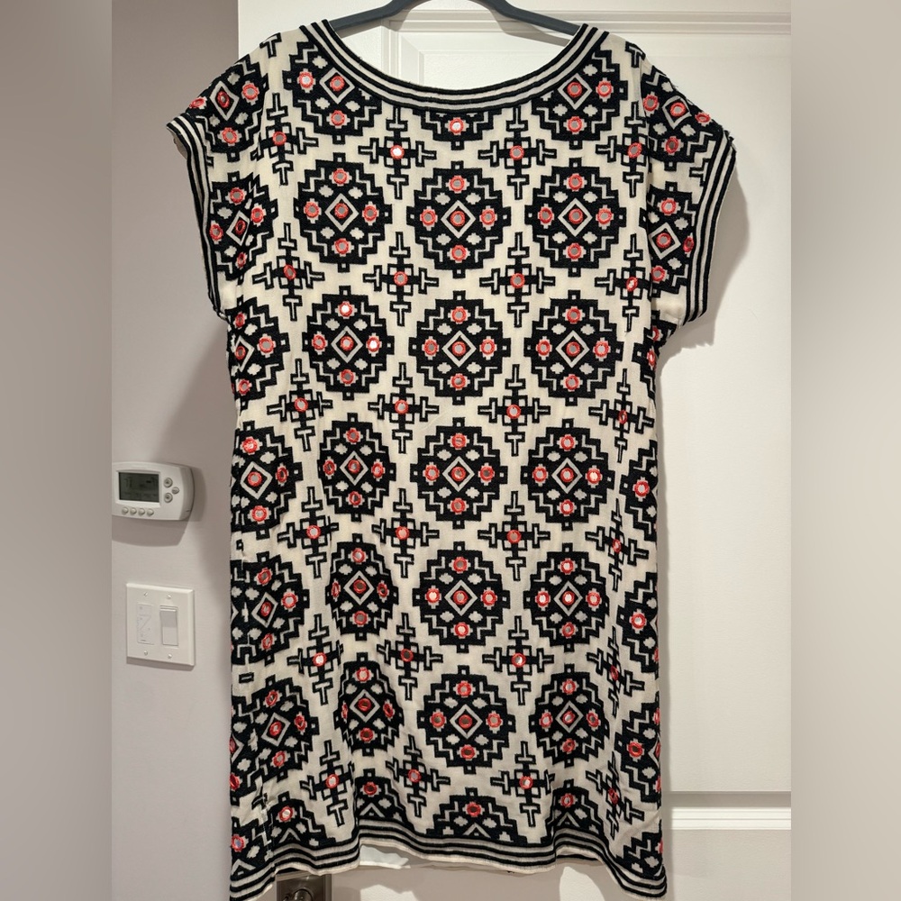 Alice + Olivia Patterned Mini Dress NWT Size L